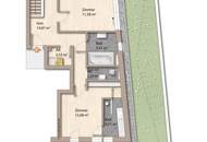 Ruhe, Grün & Luxus: 4-Zimmer-Maisonette mit 172 m² Garten und Pool