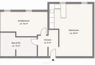 Modern saniert – stilvolle 2-Zimmer-Wohnung mit Gemeinschaftsgarten!