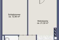 2-Zimmer-Wohnung mit Balkon &amp; Tiefgarage in Lehen