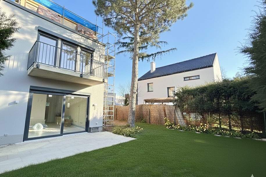 Klimaanlagen- und Photovoltaikvorbereitung I Vollunterkellert I PKW-Stellplatz mit E-Ladestation Vorbereitung I großzügige Außenflächen I Stilvolles Wohnen auf mehreren Ebenen, Haus-kauf, 799.000,€, 1210 Wien 22., Donaustadt