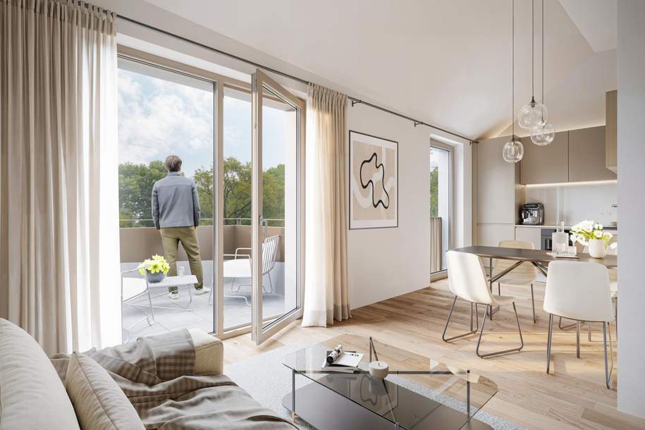 HOCHWERTIG UND MODERN WOHNEN IN LANGENZERSDORF: DACHGESCHOSSWOHNUNG MIT BESTER INFRASTRUKTUR UND VERKEHRSANBINDUNG IN GROSSARTIGER ZENTRUMSLAGE, Wohnung-kauf, 420.891,€, 2103 Korneuburg