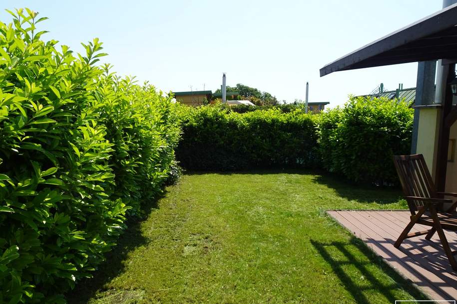 naturnah Wohnen, großer Dachgarten und Schwimmbiotop – gemütliches Cottage im Erholungsgebiet | ZΞLLMANN IMMOBILIEN, Wohnung-kauf, 445.000,€, 1230 Wien 23., Liesing