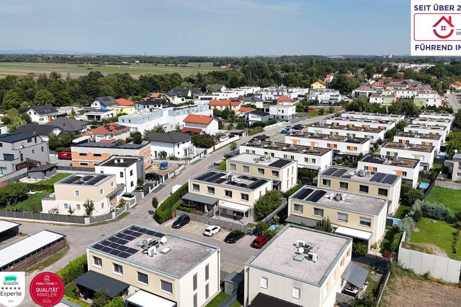 4-Zimmer-Doppelhaushälfte mit Photovoltaik und 2 Stellplätzen, Haus-kauf, 440.000,€, 2441 Baden