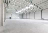 1500 bis 3300 m2 Lagerflächen mit Büro in 1230 Wien, sehr guter Verkehrsanbindung