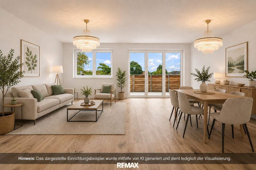 "Provisionsfrei für den Käufer - Dachgeschoss 3 Zimmer- mit Balkon"