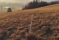Sonniges BaugrundstÃŒck im steirischen Almenland nahe dem Golfplatz!