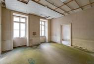 RARITÄT | KOMPLETT HOFSEITIGE ALTBAU-GARTENWOHNUNG | Sanierungsbedürftig | Gesamte Etage im Hoftrakt | Nähe Einsiedlerpark, U4 Margaretengürtel, künftiger U2-Station Reinprechtsdorfer Straße