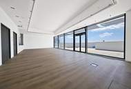 ERSTBEZUG - 854m² Büro / Labor mit 121m² Meeting- bzw. Veranstaltungsraum &amp; 131m² Terrassen mit Wienblick | Ausbau nach Mieterwunsch | Parkplätze direkt am Gelände