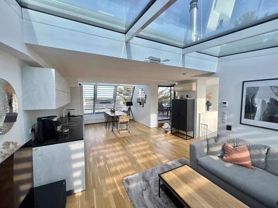 Brunn am Gebirge! Lichtdurchflutete Dachgeschoß Maisonette mit Fernblick Richtung Wien zum Kauf!