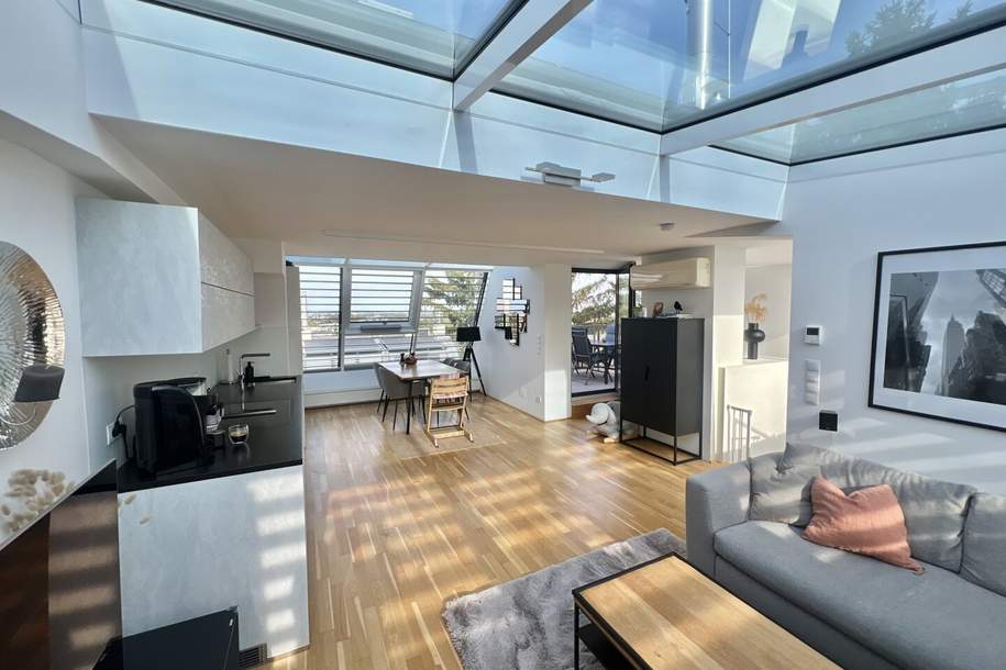 Brunn am Gebirge! Lichtdurchflutete Dachgeschoß Maisonette mit Fernblick Richtung Wien zum Kauf!, Wohnung-kauf, 659.000,€, 2345 Mödling