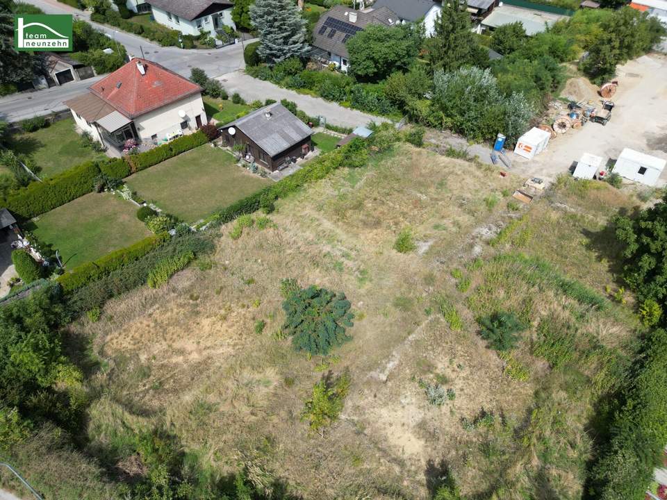 Das ist er - Ihr Baugrund (Baurecht) in traumhafter Aussichtslage am Fusse des Wienerwald