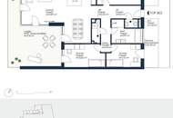 Wohnen im Herzen von Graz-Lend - Weitläufige 4-Zimmer-Wohnung mit drei Freflächen!