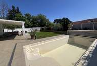 EINFAMILIENHAUS mit Swimmingpool, Lounges und Blick auf den Husarentempel! KLIMATISIERT!