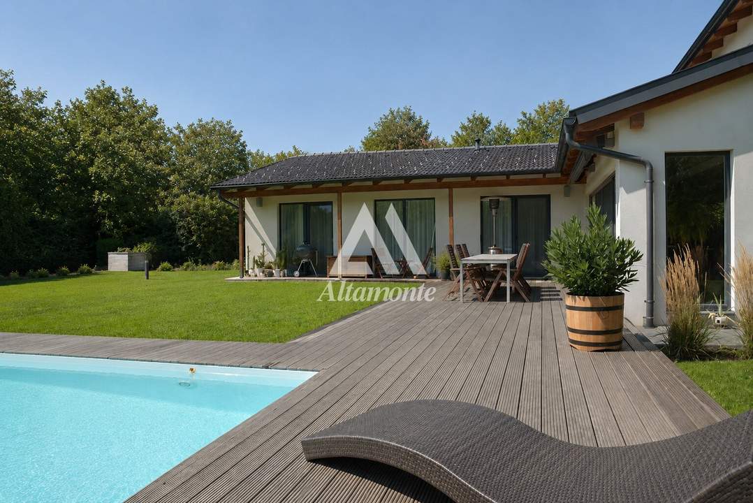 NEUER PREIS!!! Architektenhaus mit Pool in Gänserndorf Süd