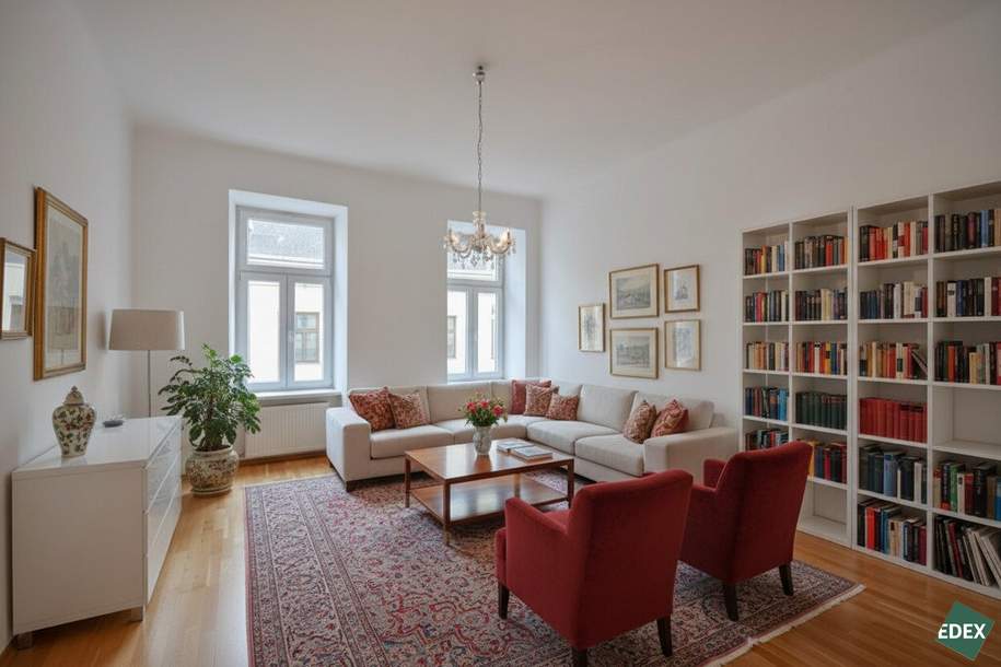 Charmante 5-Zimmer-Altbauwohnung nahe dem Schubertpark, Wohnung-kauf, 949.000,€, 1180 Wien 18., Währing