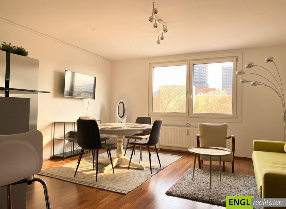 Perfekte 3-Zimmer Designwohnung für 2 Personen mit Tiefgarage und allgemeiner Terrasse Nähe U3