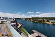 EXKLUSIVE PENTHOUSE-RESIDENZ DIREKT AM WASSER – CA. 363 M² &amp; RUND 485 M² PRIVATE FREIFLÄCHEN | THE SHORE, 1190 WIEN