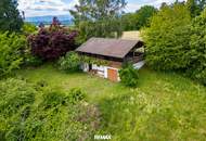 Blockhaus auf Bergspitze mit 360° Blick von Slowenien bis über das Grazerfeld