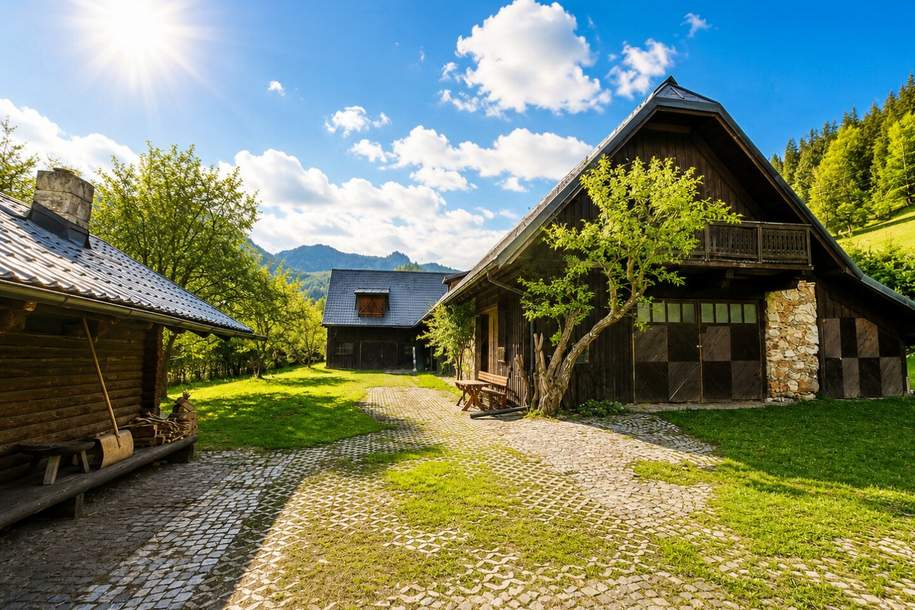Ein Platz für Visionen – Naturverbundene Liegenschaft mit Ausbau- und Neubauoptionen, Grund und Boden-kauf, 150.000,€, 8692 Bruck-Mürzzuschlag