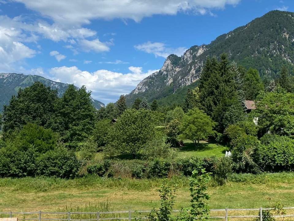 Traumkulisse! Freier Blick auf die Rax!