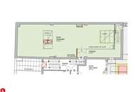 Großzügiger Raum mit flexiblen Nutzungsmöglichkeiten