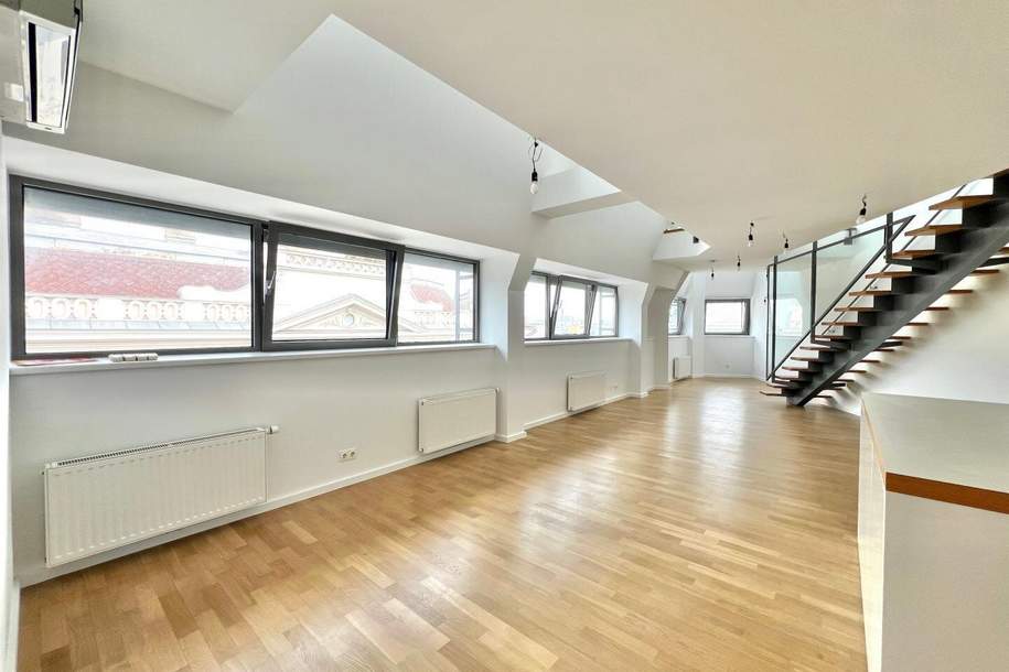 360° TOUR // CITYNAHE DACHGESCHOßWOHNUNG, Wohnung-miete, 2.595,00,€, 1020 Wien 2., Leopoldstadt