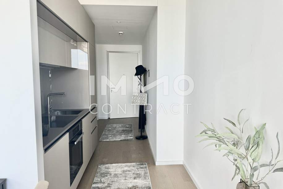 ERSTBEZUG: Hoch hinaus an der Neuen Donau - Top Studio im 42. Stock - jetzt Musterwohnung ansehen!, Wohnung-kauf, 511.000,€, 1220 Wien 22., Donaustadt