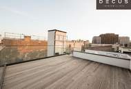 EXKLUSIVES PENTHOUSE | MIT PRIVATER SAUNA UND WHIRLPOOL | TERRASSENFLÄCHE AUF ZWEI EBENEN UND RUNDUM-BLICK | DIREKTER LIFTZUGANG AUS DER WOHNUNG