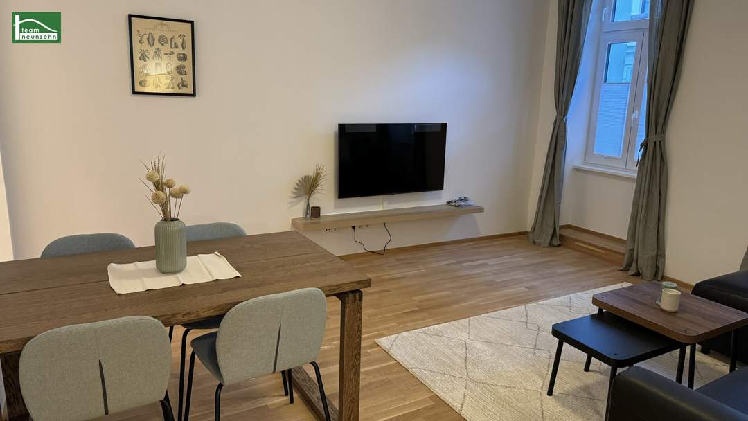 Möblierte 2 Zimmer Wohnung! - All inclusive Miete - U6 Nähe - 6 Monate befristet - JETZT ANFRAGEN