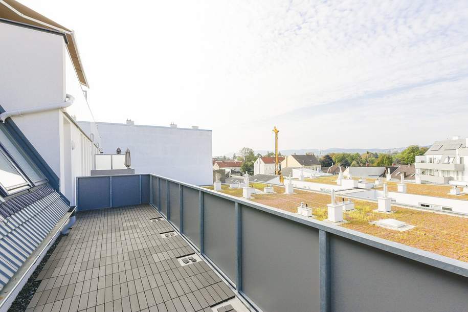 Schaumannstraße - wunderschöne DG-Wohnung mit 17,09m2 Balkon, Wohnung-miete, 890,00,€, 2100 Korneuburg