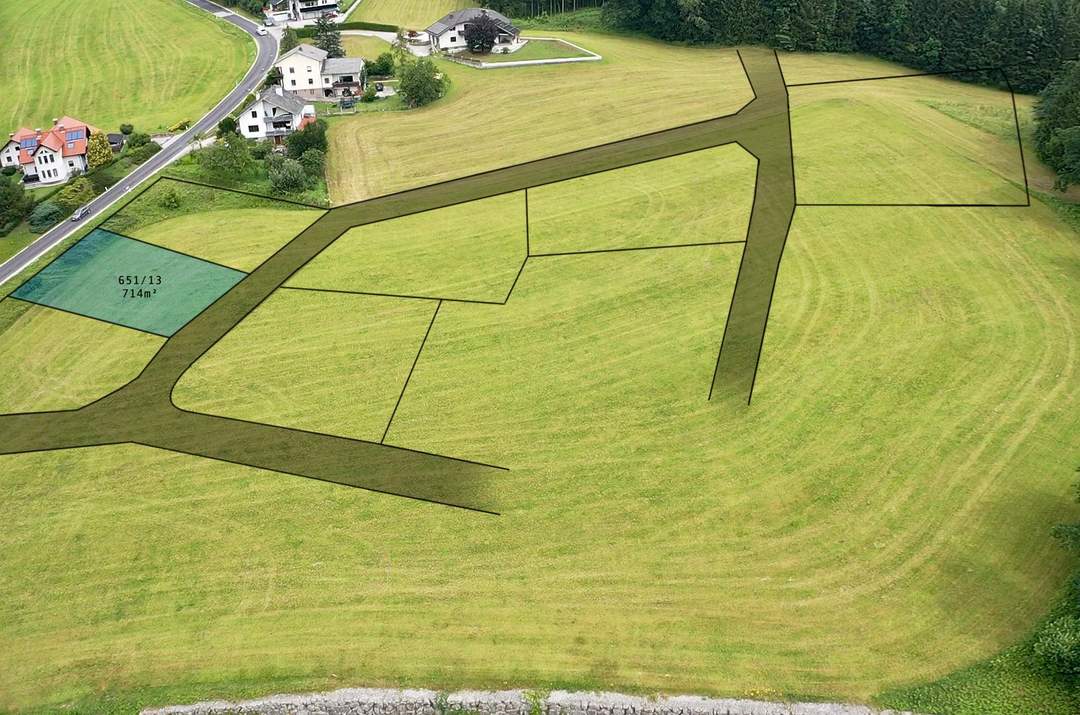 Wohnen im Grünen &amp; doch stadtnah! 714 m² Baugrund mit traumhaftem Ausblick in ruhiger/grüner Lage!