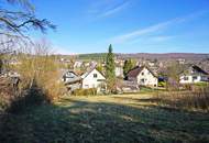 Baugrundstück mit Ausblick in zentraler Ruhelage in Pressbaum