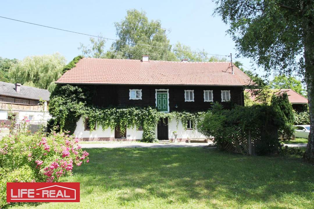 Charmantes Bauernsacherl mit Nebengebäuden - Dorfgebietwidmung, großzügigem Baugrundstück und Grünland