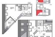 Dachgeschoss-Maisonette mit 3 Zimmern und Loggia - nahe zum Bahnhof Meidling!