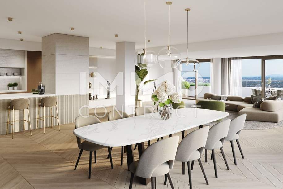 NEW: Penthouse mit Rundumblick im höchsten Wohngebäude Österreichs mit Doorman, Spa-Bereich, Pool .., Wohnung-kauf, 10.983.000,€, 1220 Wien 22., Donaustadt