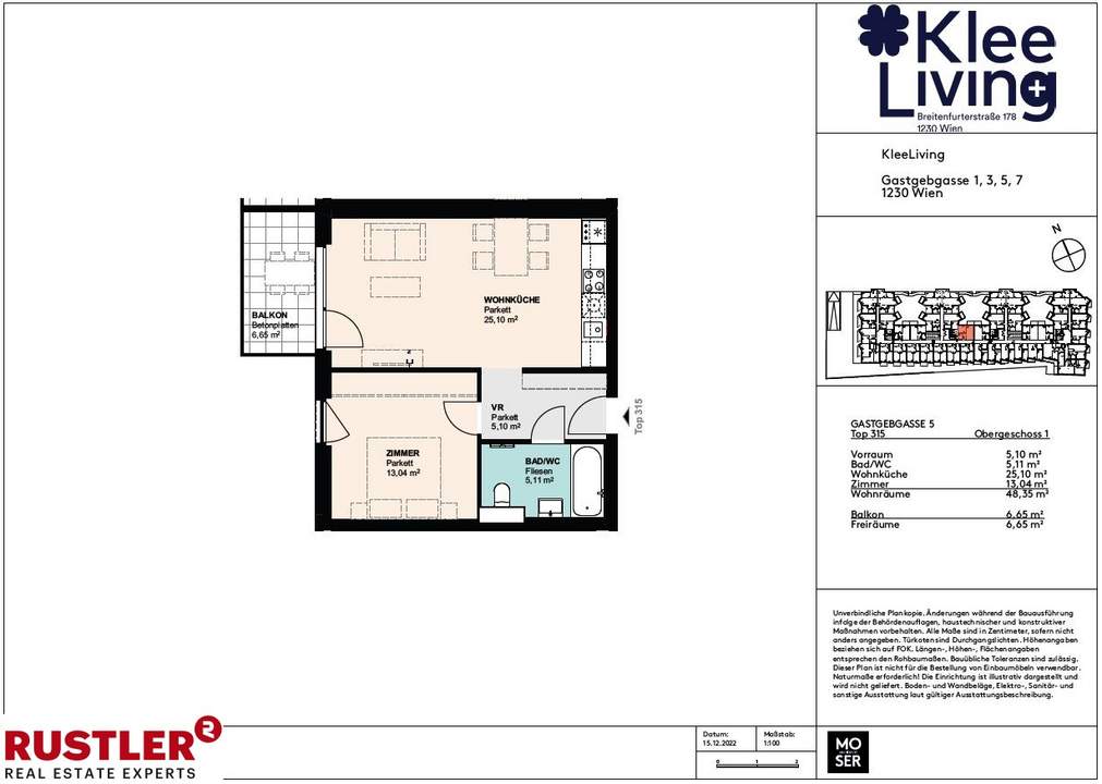 Gemütliche und moderne 2-Zimmer-Wohnung mit Balkon