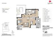 Lichtdurchflutete Dachgeschosswohnung mit zwei Außenflächen