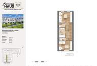 Niedrigenergie-Reihenhaus (Ziegelmassivbau) mit 4,5 Zimmern, Eigengarten, Dachterrasse, Keller u. Garagenplatz, provisionsfrei!