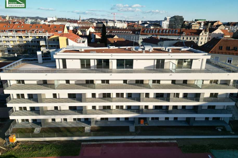 Idyllische 2-Zimmer-Wohnung mit Balkon im Herzen von Graz!, Wohnung-miete, 649,00,€, 8020 Graz(Stadt)