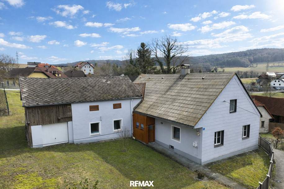 Wohnhaus mit großem Grund in zentraler Lage in Bischofstetten, Haus-kauf, 149.000,€, 3232 Melk