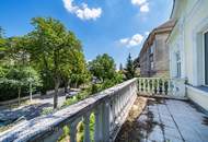 Historische Villa mit Studie für Ausbauprojekt in Grinzinger Bestlage
