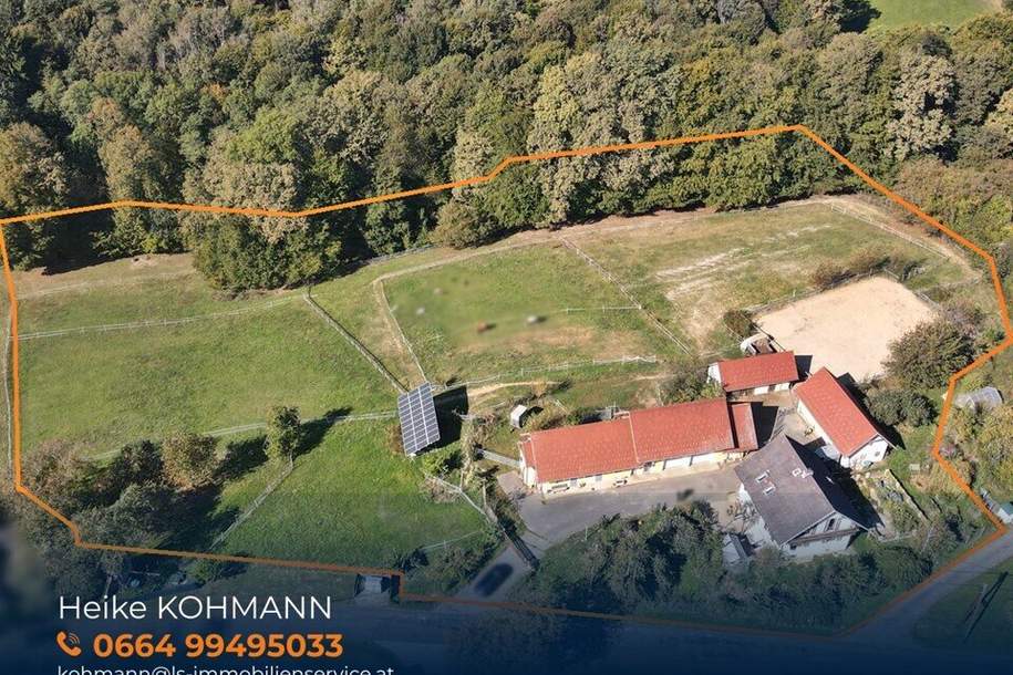 Pferdehof in sonniger Ruhelage bei Straden – 1,7 ha Grund, Wohnhaus, zahlreiche Nebengebäude & ideal für Selbstversorger - provisionsfrei, Haus-kauf, 585.000,€, 8484 Südoststeiermark