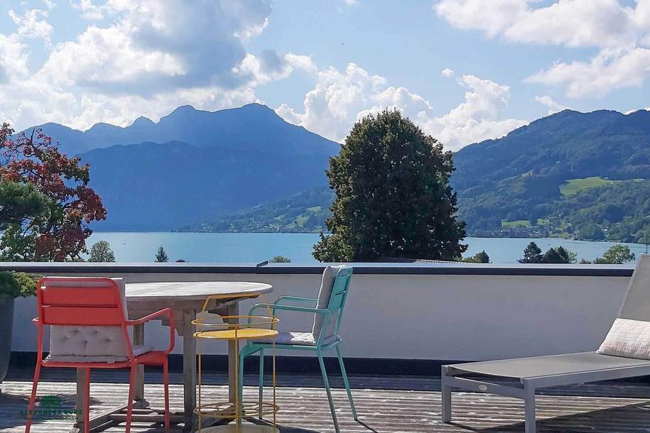 Weitblick &amp; Ruhe pur – modernes Wohnhaus in Bestlage über dem Attersee, Haus-kauf, 1.550.000,€, 4853 Vöcklabruck