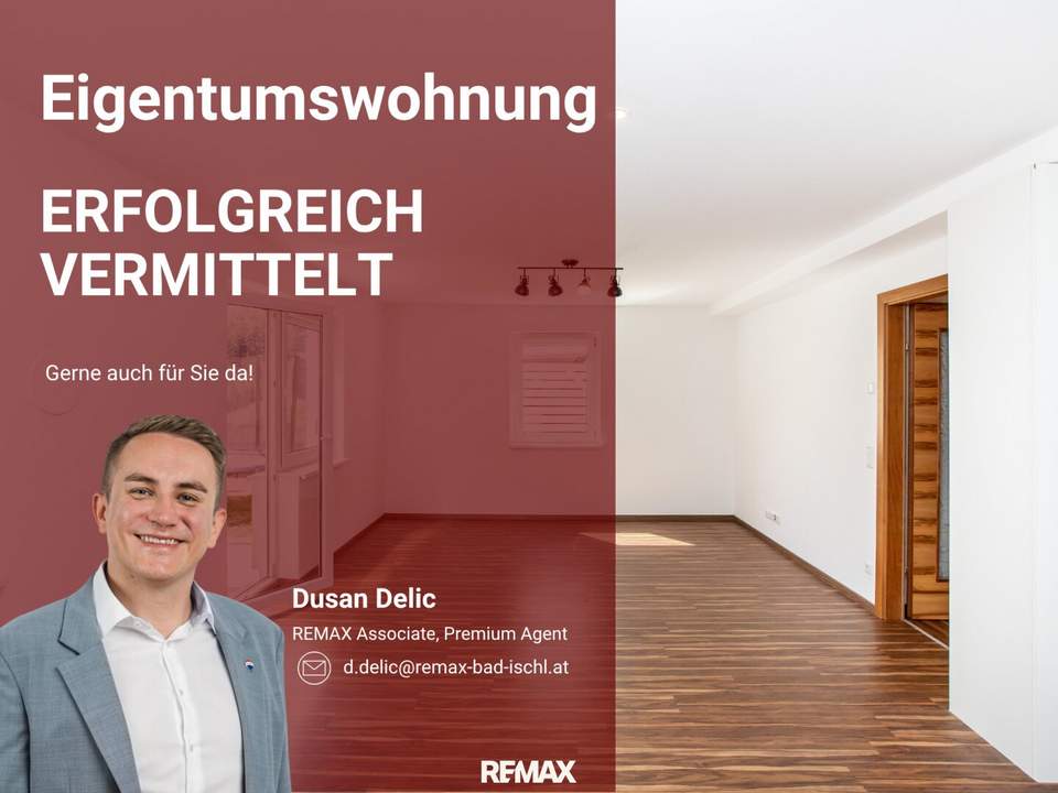 V E R K A U F T ! Wohnen mit Gartenidylle – attraktive 3-Zimmer-Terrassenwohnung in Bad Ischl