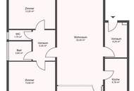 Sanierungsbedürftige 3-Zimmer-Wohnung in ruhiger Grünlage der Südstadt