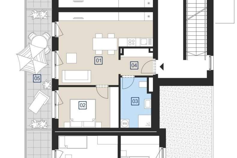 SONNIGE 2-Zimmerwohnung mit großem BALKON, Wohnung-miete, 660,26,€, 8020 Graz(Stadt)