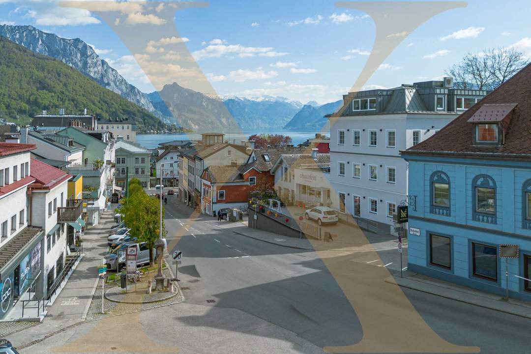Stilvolle 4-Zimmer-Wohnung mit Terrasse und Seeblick im Herzen von Gmunden zu verkaufen!