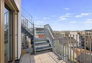 ERSTBEZUG mit DACHTERRASSE | Traumhafter Fernblick | DG-Maisonette Nähe Alte Donau | Teils hofseitig | Fernwärme | TG-Stellplatz optional | Ideal für Anleger oder Eigennutzer | Nachhaltiges Projekt