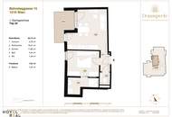 "DONAU PERLE" ERSTBEZUG! HELLE 2-ZIMMER IM DACHGESCHOSS MIT SONNENBALKON UND PARKBLICK!