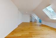 First occupancy! Modern penthouse flat with open space in a quiet location